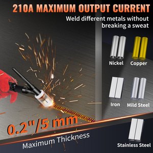 VEVOR 210Amp TIG 3 in 1Welder 110/220V Dual Voltage HF TIG Stick Clean Welding Machine <strong>Digital</strong> Arc <strong>Welder</strong>