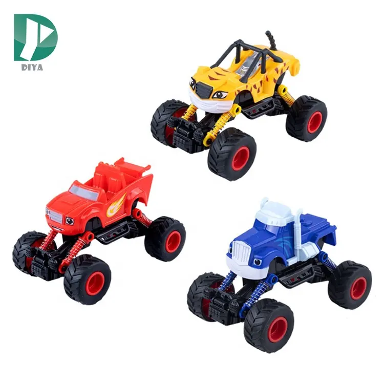 Coche de juguete para niños blaze y the monster machines, camión extraíble