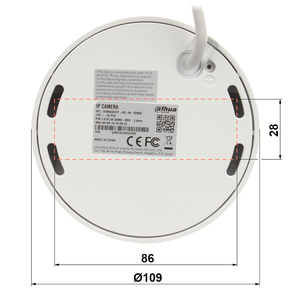 Solución de seguridad de bloque de oficina Dahua SMB, área pública, cámara de red WizSense de 4MP, para escenarios públicos - Product Image 5