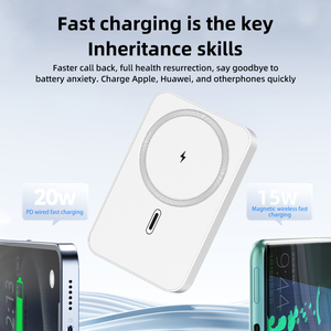 Portable 10000mAh Outdoor Power Station with Fast Charging LED Display USB/DC <strong>Input</strong> Interface Magnetic Function 20W <strong>Output</strong> Power - Product Image 5