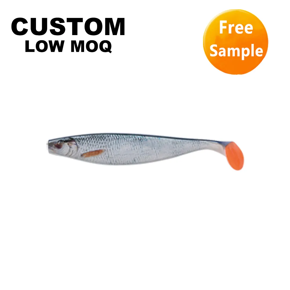 Hunt house OEM TPR Sinking Salt Water alta qualità Fishing Soft Lure Bait 18.5cm paddle tail esche in plastica morbida