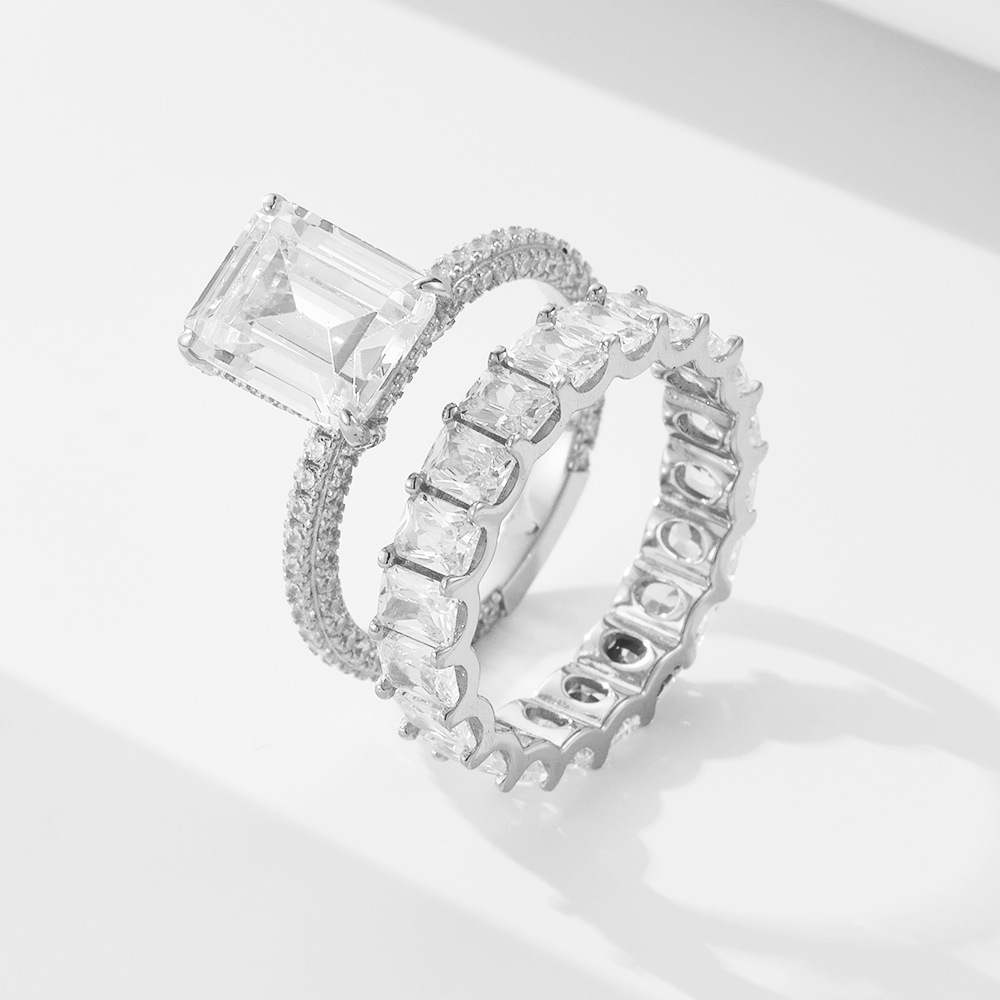 set ring white gold