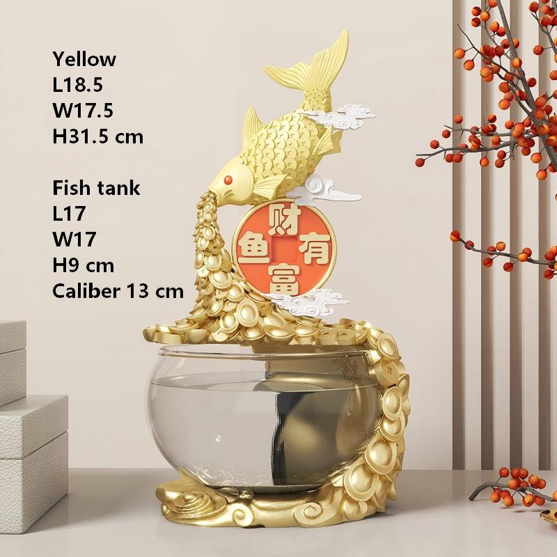 SKD5930Y Yellow Fortune Fish Aquarium