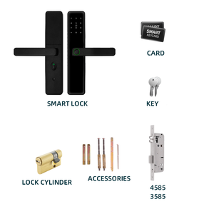 Sinon Rfidカード電子TTlock BluetoothワイヤレスTuyaスマートドアロックキー付きスマートロックドア - Product Image 4
