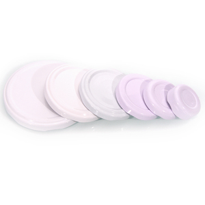 למעלה כיתה גרב 66MM 77MM <span class=keywords><strong>90MM</strong></span> 100MM PVC רירית Tinplate מתכת זכוכית אחסון צנצנת מכסה עם מותאם אישית לוגו מודפס