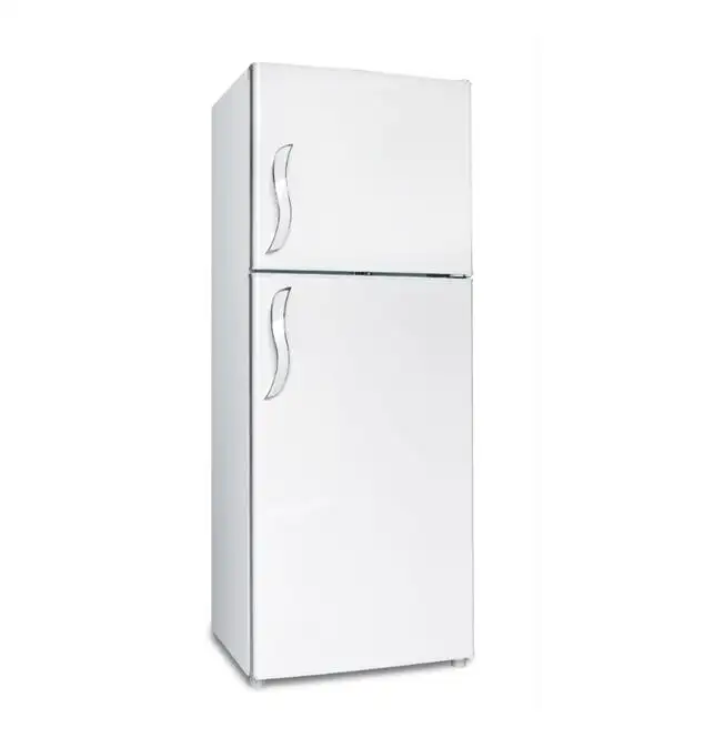 Refrigerador de uso comercial de 450l, más espacio de almacenamiento, refrigerador montado en la parte superior de dos puertas