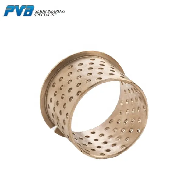 PVB090 Flange Bronze Bush,PVB092 envolto rolamento autolubrificante, FB090 FB092 flangeado bucha de bronze