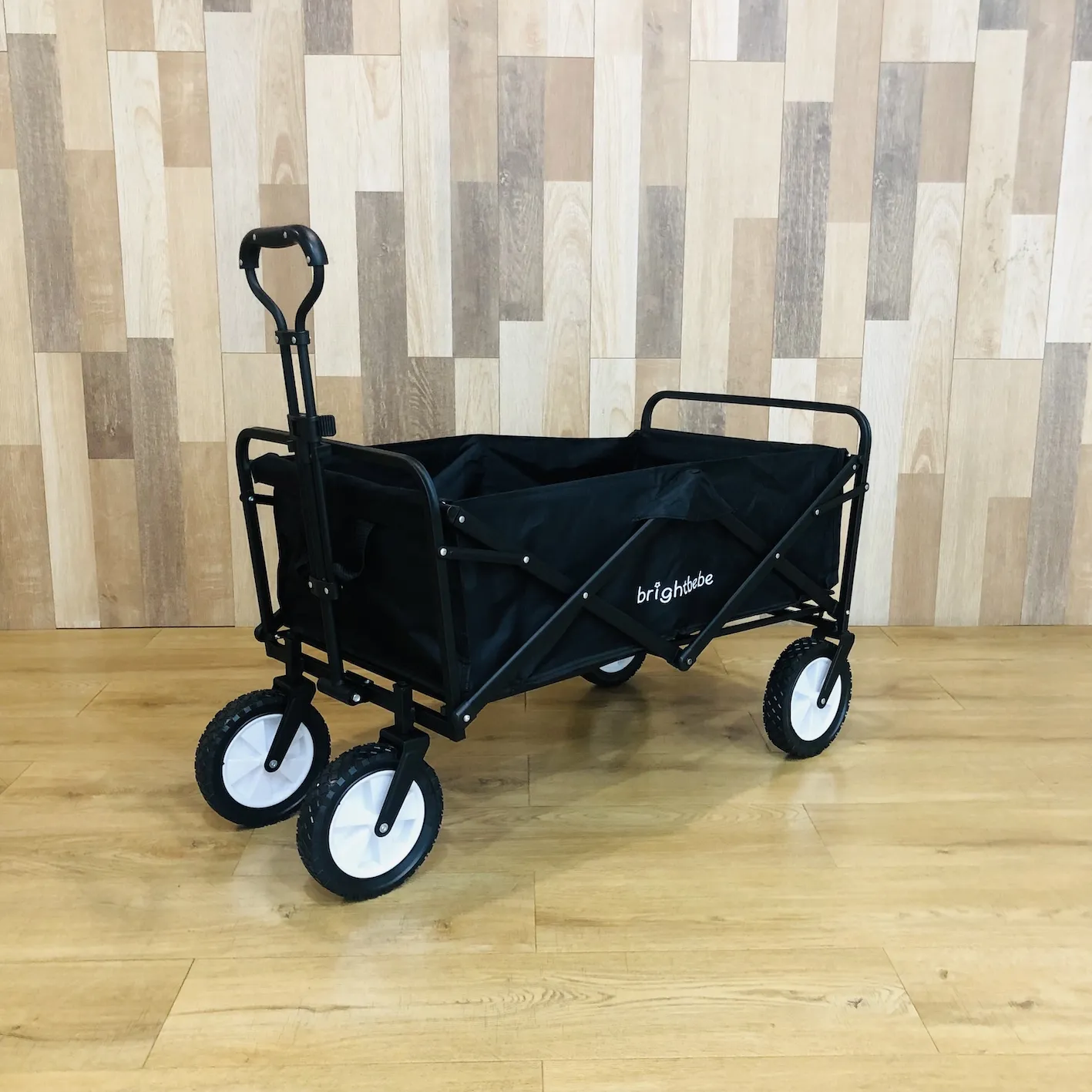 Entai chariot de jardin pliable et portable de haute qualité, pliable et résistant, pour le camping et la randonnée