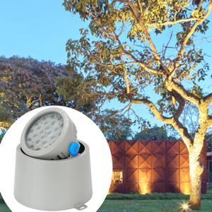 LED projeksiyon lambası 18W 24W 54W yuvarlak gömülü kaldırım manzara yeraltı spot açı yukarı aydınlatma ışın ayarlamak - Product Image 2