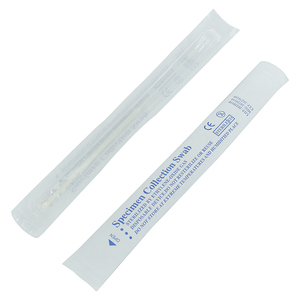 80mm EO steril tek kullanımlık nazal örnekleme Swabs çubuğunda floke edilmiş Swab ile kesme noktası - Product Image 1
