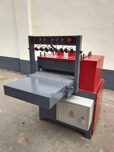 Mini otomatik kızılötesi kenar temizleme ağaç İşleme çok Rip testere dairesel bıçak testere makinesi çift paletli testere makinesi - Product Image 4