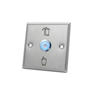NC/NO/COM Metal Stainless Door <strong>Exit</strong> Switch Release LED Light <strong>Push</strong> <strong>Button</strong> Access Control Lock <strong>System</strong> - Product Image 1