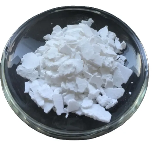 Flocons de chlorure de calcium de qualité alimentaire de haute qualité prix en vrac 77% chlorure de calcium CaCl2 anhydre/dihydraté