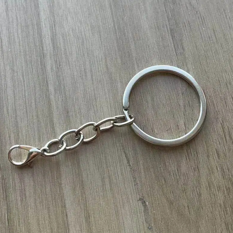 30mm flat ring 4-section O-chain lobster buckle