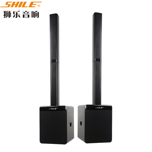 10&quot; Portable Linear Array Column Cinema Passive Speaker with Piano Painting - Product Image 1