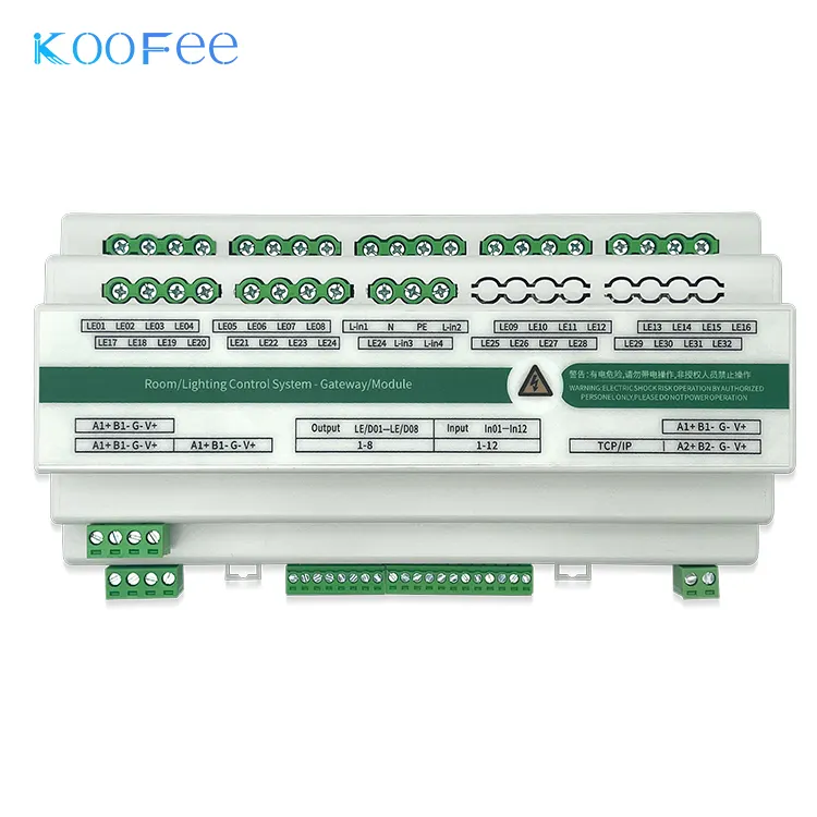 Hotel Smart Dimming Gateway Module Iluminación Atenuación Gateway Module Sistema de iluminación inalámbrico RCU851