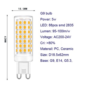 10-30V DC dinamik titrek alev etkisi G9 Led titrek alev ampul 12v - Product Image 3
