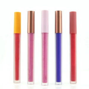 1.5ml <strong>Slender</strong> Frosted Cosmetic Package Plastic DIY Empty Lip Gloss <strong>Tube</strong> with Applicator Wand - Product Image 2