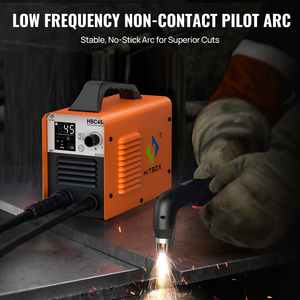 Bir HBC45II HITBOX plazma kesici 45Amp olmayan dokunmatik Pilot ark plazma kesme makinesi Metal Max kesim için IGBT invertör ızgara kesim 15mm - Product Image 3