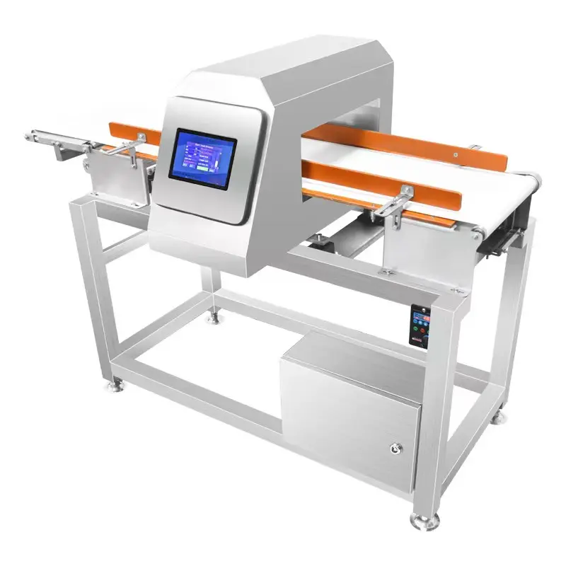 Professionele Hoge Gevoelige Industriële Metaaldetector Voor Bevroren Vleesproduct Maken Machines Voedsel Metaaldetector