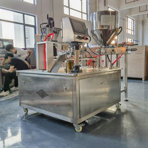 Tự động nhiều thiết bị đo sáng tẩy trống Waffle <span class=keywords><strong>Cone</strong></span> Icecream cup điền Máy Ice Cream điền máy công nghiệp - Product Image 3