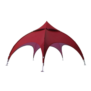 Maxcanopy 4.8mドームカバーコピュラミョウバン500デニールcppai84耐火物およびスポーツ用3000mm防水アーチ型パオ