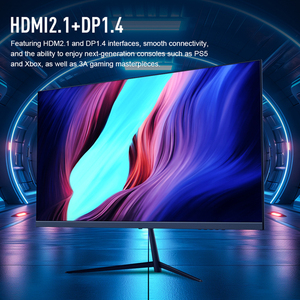 Barato 23,8 pulgadas FHD LED Gaming Monitor curvo 100Hz IPS LCD pantalla VGA entrada DP interfaz negro con altavoz incorporado PC de escritorio - Product Image 5