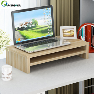 Wooden PC Monitor Riser <strong>Lap</strong> Tray Computer Laptop <strong>Table</strong> Desktop Stands - Product Image 2
