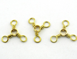 TOPIND High Quality Brass and Stainless Steel Fishing <strong>Swivel</strong> 3-Way <strong>Swivel</strong> - Product Image 6