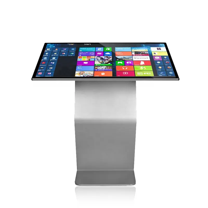 Écran tactile LCD de 32 pouces, 43 pouces, 50 pouces, 55 pouces, grand kiosque interactif tactile capacitif LCD