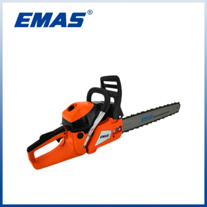 EMASプロフェッショナル品質58cc木材切断機中国製5800ガソリンチェーンソー、通常のバーとEMASチェーン付き
