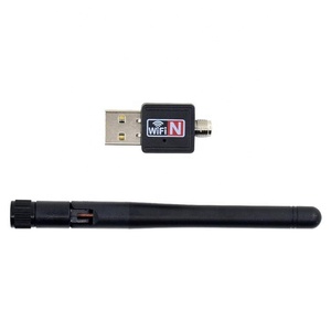 2023 en iyi fiyat Mini USB kablosuz adaptör 300Mbps WIFI alıcısı kablosuz 802.IIN anten ile USB 2.0 ağ kartı WiFi alıcısı - Product Image 3