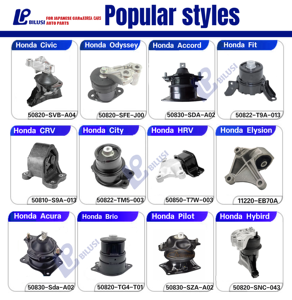 Bilusi Auto Motor Engine Engine Mounting <strong>Rubber</strong> Mounting Engine Bracket for Toyota Nissan Honda Hyundai KIA