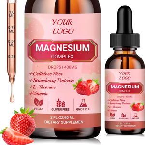 Oem Label pribadi menghilangkan stres, dosis berat laju 500mg Vitamin B6 Magnesium Glycinate tetesan kesehatan mulut dewasa - Product Image 1