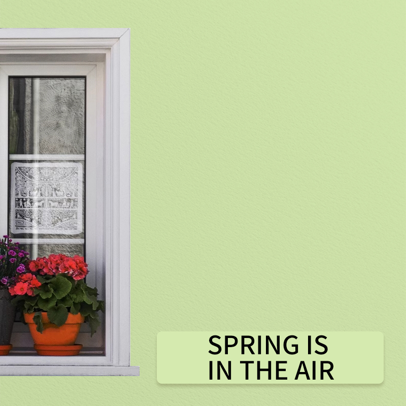 Le printemps est très chaud