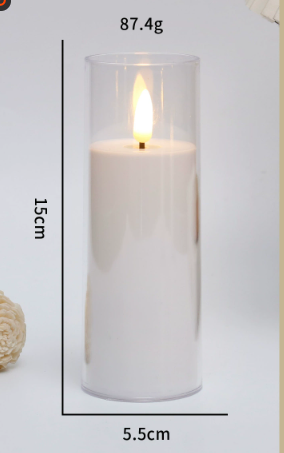 5,5*15-bianco -testa a proiettile