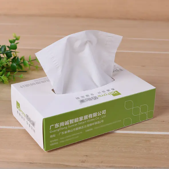 Tissue paper box facial vrigin wood box facial tissue supplier small box facial tissue