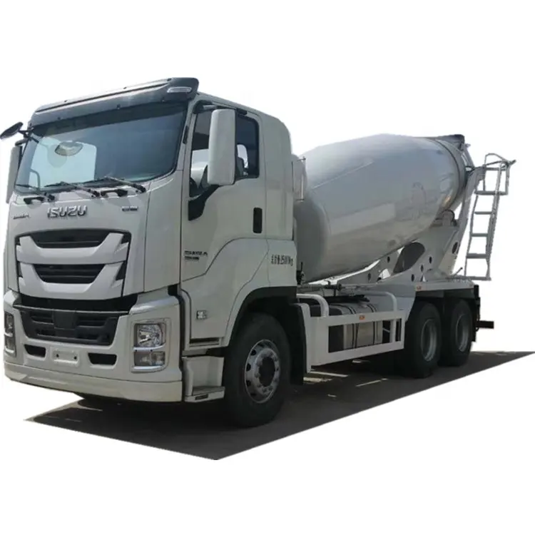 जापान चेसिस 10 सीबीएम ईंधन गैस इंजन कंक्रीट मिक्सर ट्रक बिक्री के लिए