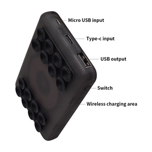 5000mah Portable Bank Power Powerbank Type C Output Fast Charging Power Banks <strong>Wireless</strong> Magnetic Power Bank