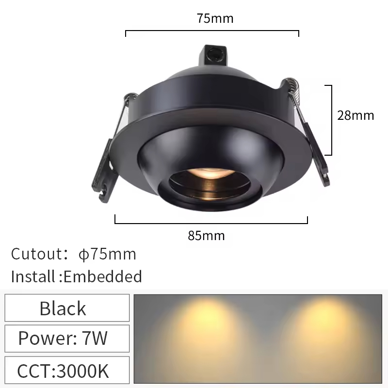 Noir-10W-3000K