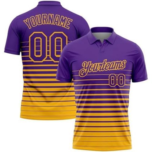 Rayé violet et jaune
