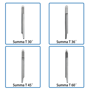 SUMMA Tダブルヘッドカッタータングステンブレードプロッタービニールカッター用Tタイプ彫刻ビットを切断30/45/60/36度 - Product Image 3