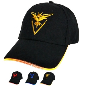 Campione gratuito personalizzato programmabile luce LED berretto da Baseball impermeabile sportivo cappello ricamo a mano ricaricabile produttore Led - Product Image 3