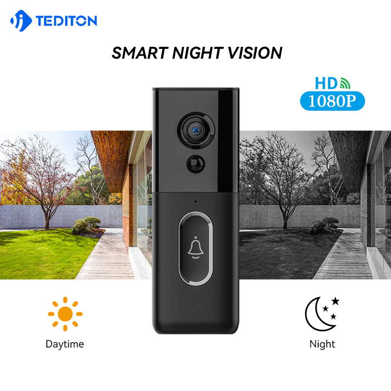 Manufacturer Smart Tuya Wifi Digital Security Camera Wireless Intercom ring video Doorbell