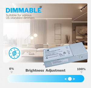 适用于UL & ETL认证三端双向可控硅可调光发光二极管驱动器60W 96W 12V 24V DC恒压电源110V输入1-2A输出Cur - Product Image 6