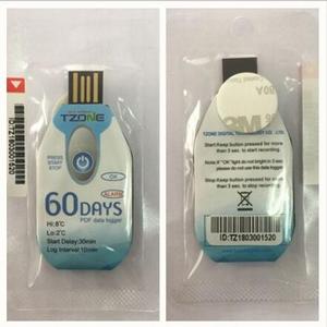 60 Days <strong>Temperature</strong> and Humidity <strong>Data</strong> <strong>Logger</strong> <strong>Single</strong> <strong>Use</strong> PDF Report <strong>USB</strong> Port 10000 Points <strong>Temperature</strong> and Humidity <strong>Logger</strong> - Product Image 4