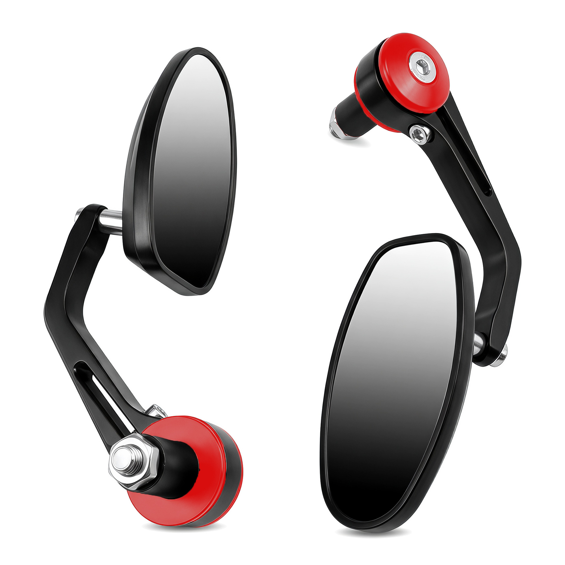 Red white mirror