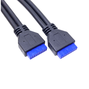 USB 3.0 IDCメス20pin ~ 20pin IDCケーブル急速充電式銅導体データ転送ケーブル - Product Image 5