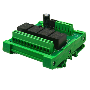 Módulo de control de relé CC de 4 canales, placa amplificadora de salida vplc con aislamiento de optoacoplador, 3,3 v/5v/12v/24v - Product Image 1