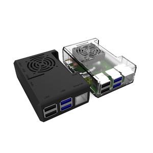 Alta calidad Raspberry Pi 4 Modelo B ABS Case Box Shell Cover se puede instalar con ventilador - Product Image 5